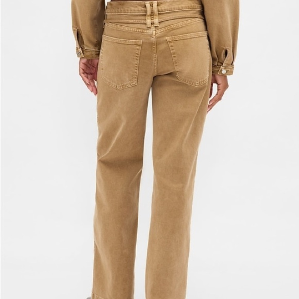 Y2K Gap Low Rise '90s Loose Micro Belt Jeans - Picture 4 of 4